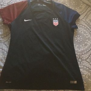USWNT official soccer jersey.